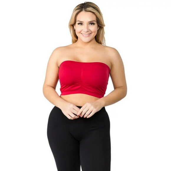 3pcs SET Strapless Bandeau Padded Tube Top Bra Stretch Non-slip - Picture 9 of 9